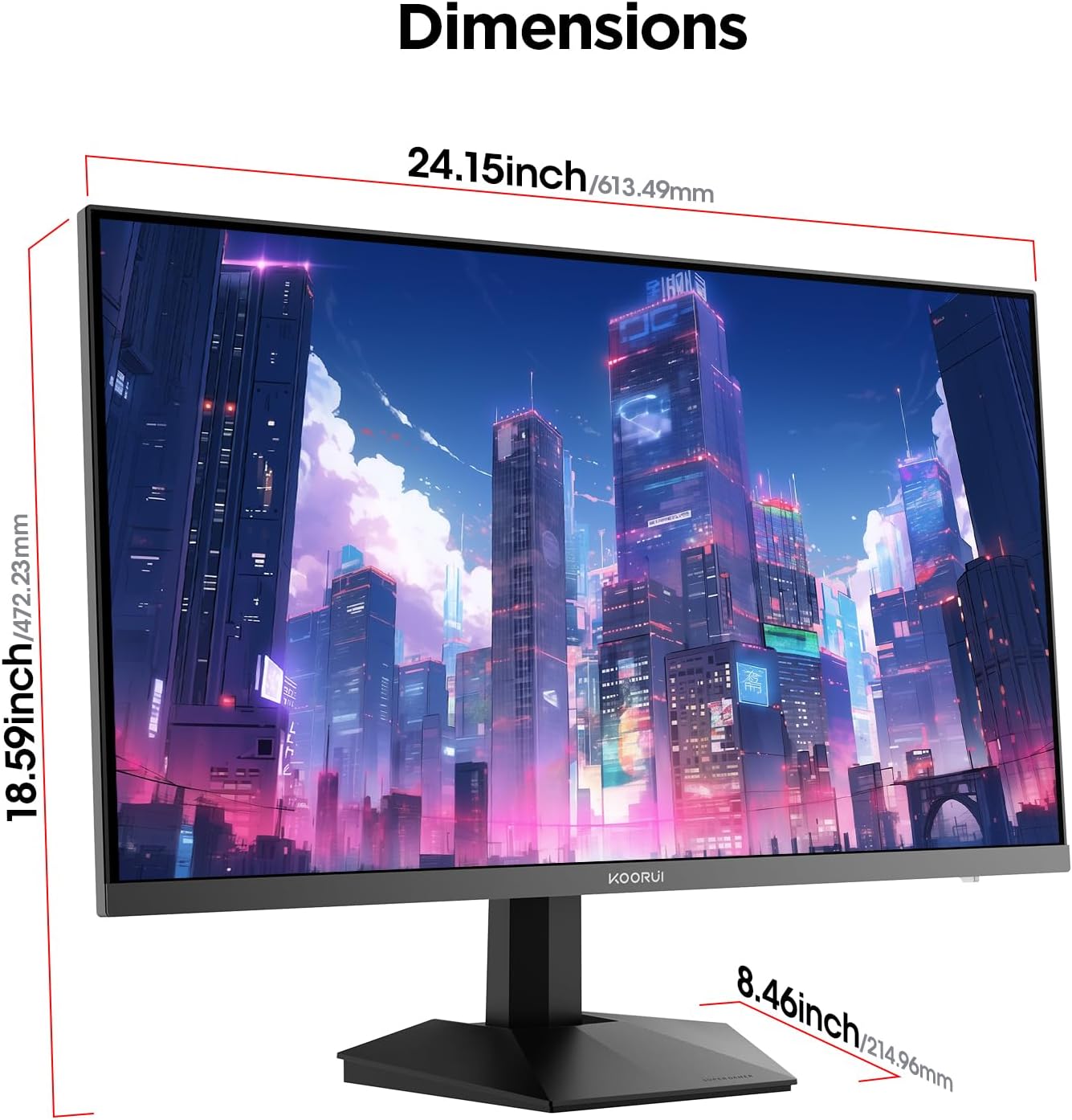  KOORUI 27 inch 200Hz IPS Gaming Monitor